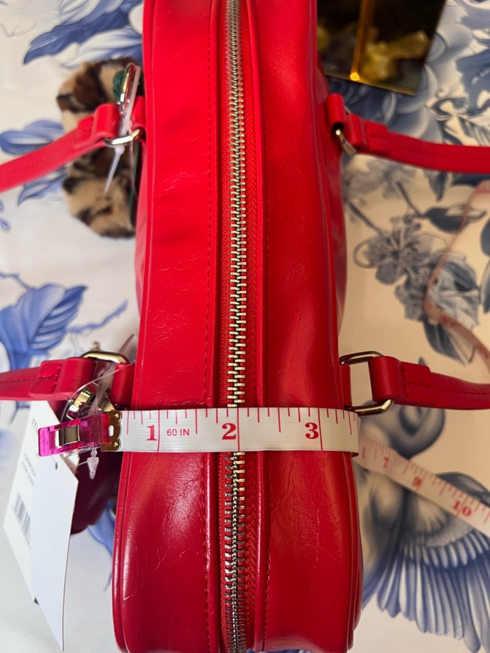 ❤️Price Drop❤️Madden Girl Red Shoulder Bag with Charm Accents - Picture 8 of 12
